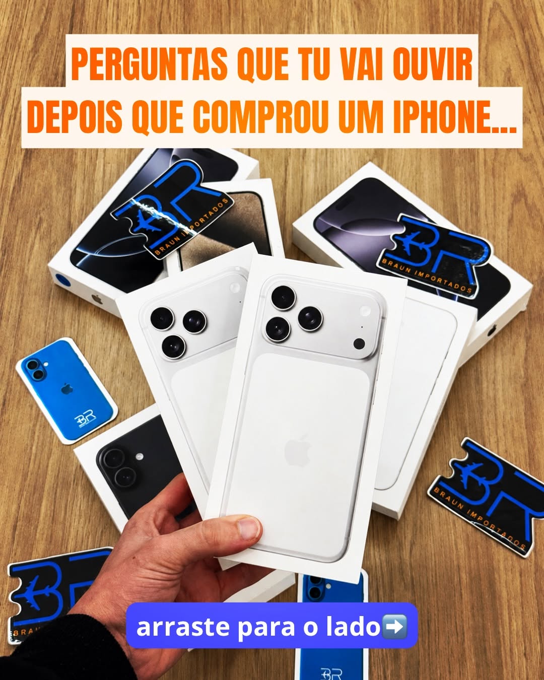 Comprou um iPhone novo? Então já sabe… o interrogatório começa 😂📱